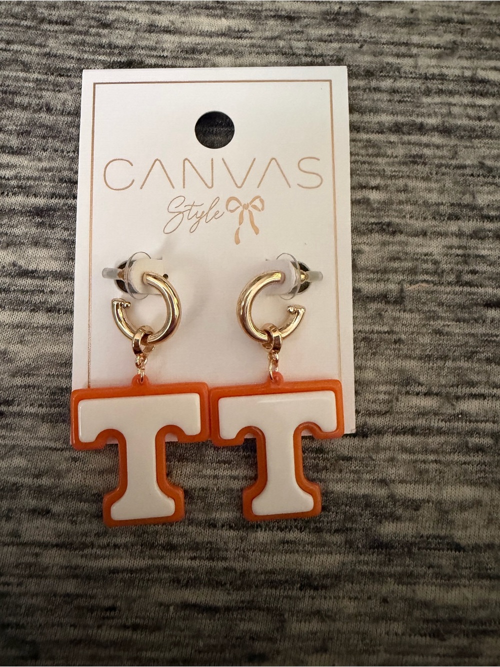 Tennessee Letter T Earrings